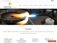Tablet Screenshot of cennabras.com.br